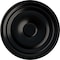 Ekena Millwork Giana Ceiling Medallion (Fits Canopies up to 7 7/8"), Hand-Painted Jet Black, 32 5/8"OD x 1 1/2"P CM32GIBLF - alternate 1
